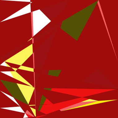 Geometrik soyutlama üretken sanat arkaplan çizimi