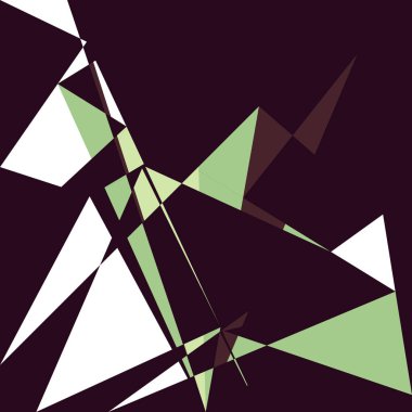 Geometrik soyutlama üretken sanat arkaplan çizimi