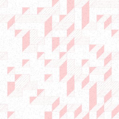 Edward Zajec 'in 1971' deki Il Cubo 'sunun uygulanması. Esasen 8 taştan oluşan bir Truchet fayans seti ve yerleştirme sanatı illüstrasyonu için kurallar