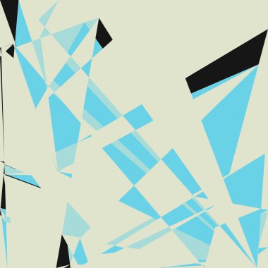 Geometrik soyutlama üretken sanat arkaplan çizimi