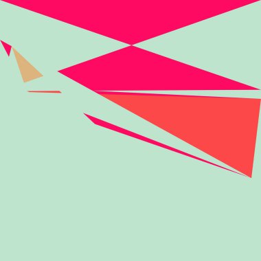 Geometrik soyutlama üretken sanat arkaplan çizimi