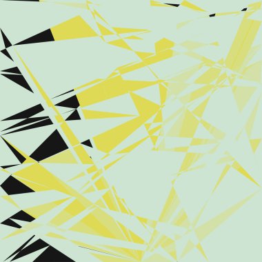 Geometrik soyutlama üretken sanat arkaplan çizimi