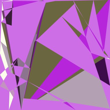 Geometrik soyutlama üretken sanat arkaplan çizimi