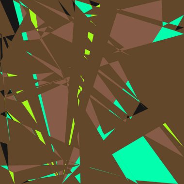 Geometrik soyutlama üretken sanat arkaplan çizimi