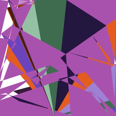 Geometrik soyutlama üretken sanat arkaplan çizimi