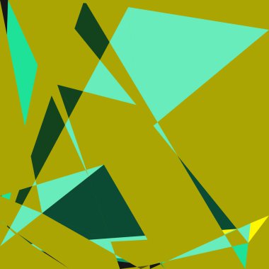 Geometrik soyutlama üretken sanat arkaplan çizimi