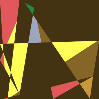 Geometrik soyutlama üretken sanat arkaplan çizimi