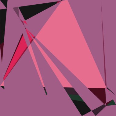 Geometrik soyutlama üretken sanat arkaplan çizimi