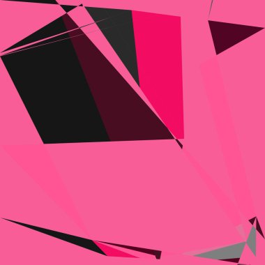 Geometrik soyutlama üretken sanat arkaplan çizimi