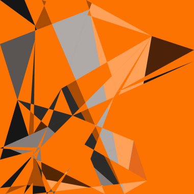 Geometrik soyutlama üretken sanat arkaplan çizimi