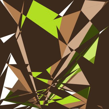 Geometrik soyutlama üretken sanat arkaplan çizimi