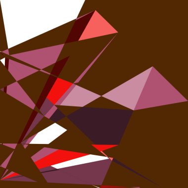 Geometrik soyutlama üretken sanat arkaplan çizimi