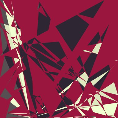 Geometrik soyutlama üretken sanat arkaplan çizimi