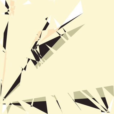 Geometrik soyutlama üretken sanat arkaplan çizimi