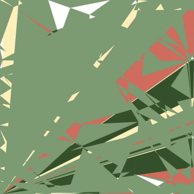 Geometrik soyutlama üretken sanat arkaplan çizimi