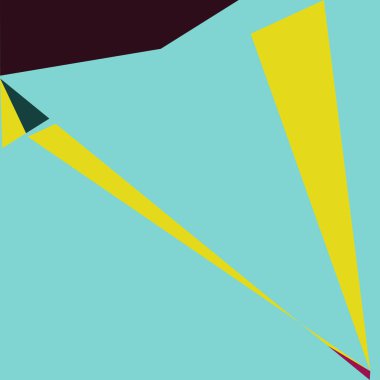 Geometrik soyutlama üretken sanat arkaplan çizimi