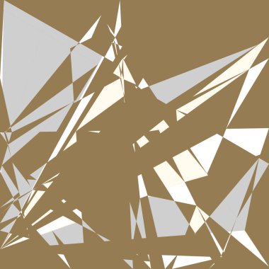 Geometrik soyutlama üretken sanat arkaplan çizimi