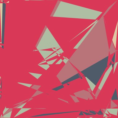 Geometrik soyutlama üretken sanat arkaplan çizimi