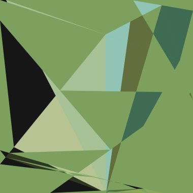 Geometrik soyutlama üretken sanat arkaplan çizimi