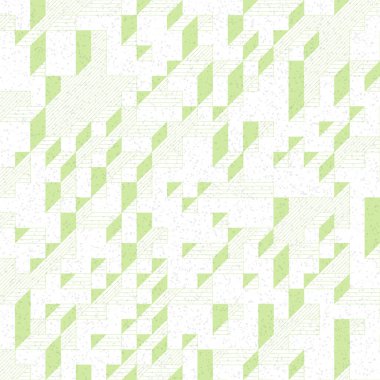 Edward Zajec 'in 1971' deki Il Cubo 'sunun uygulanması. Esasen 8 taştan oluşan bir Truchet fayans seti ve yerleştirme sanatı illüstrasyonu için kurallar