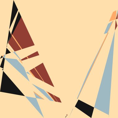 Geometrik soyutlama üretken sanat arkaplan çizimi