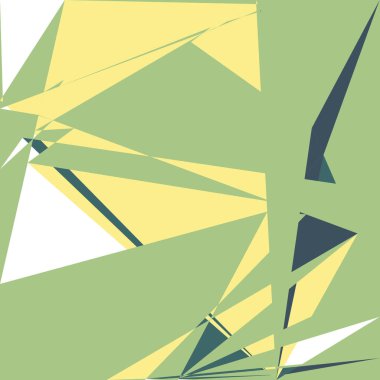 Geometrik soyutlama üretken sanat arkaplan çizimi