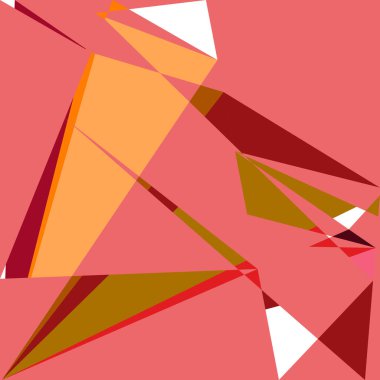 Geometrik soyutlama üretken sanat arkaplan çizimi