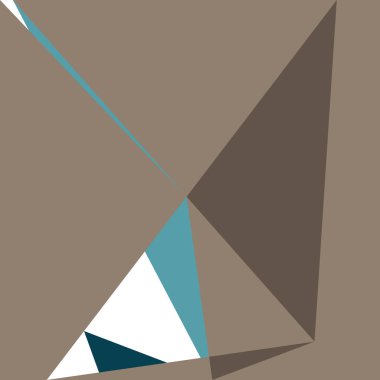 Geometrik soyutlama üretken sanat arkaplan çizimi