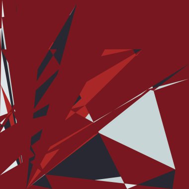 Geometrik soyutlama üretken sanat arkaplan çizimi