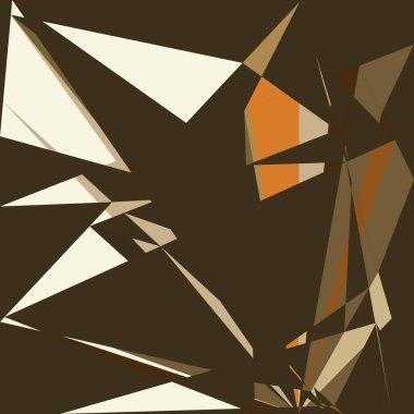 Geometrik soyutlama üretken sanat arkaplan çizimi