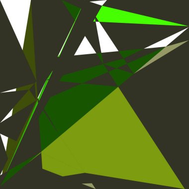 Geometrik soyutlama üretken sanat arkaplan çizimi