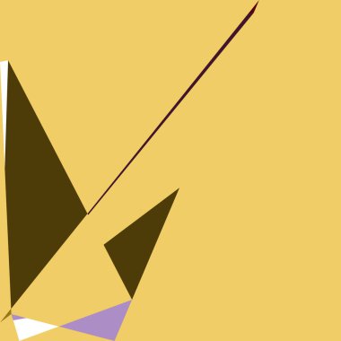 Geometrik soyutlama üretken sanat arkaplan çizimi