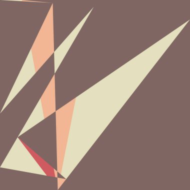 Geometrik soyutlama üretken sanat arkaplan çizimi