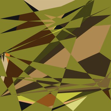 Geometrik soyutlama üretken sanat arkaplan çizimi