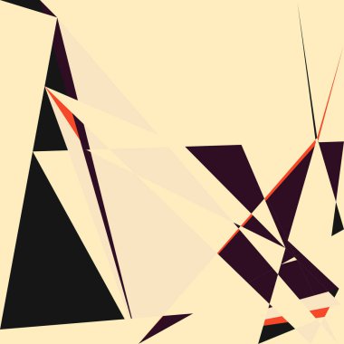 Geometrik soyutlama üretken sanat arkaplan çizimi