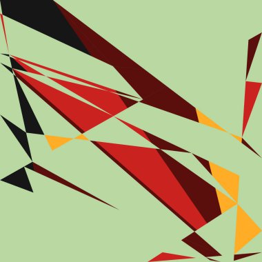 Geometrik soyutlama üretken sanat arkaplan çizimi