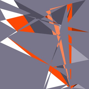 Geometrik soyutlama üretken sanat arkaplan çizimi