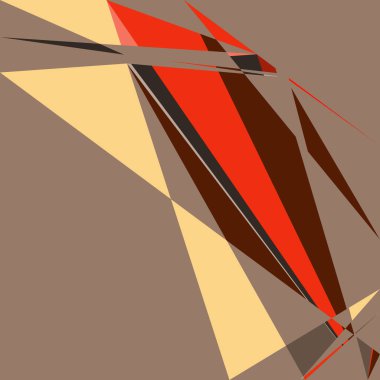 Geometrik soyutlama üretken sanat arkaplan çizimi