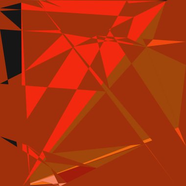 Geometrik soyutlama üretken sanat arkaplan çizimi