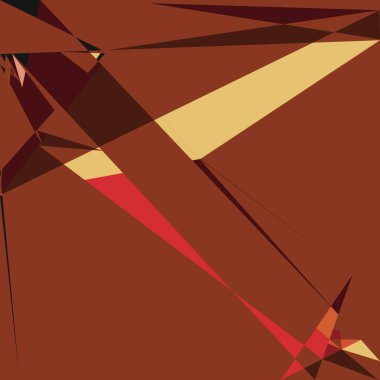 Geometrik soyutlama üretken sanat arkaplan çizimi