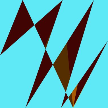 Geometrik soyutlama üretken sanat arkaplan çizimi