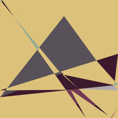 Geometrik soyutlama üretken sanat arkaplan çizimi