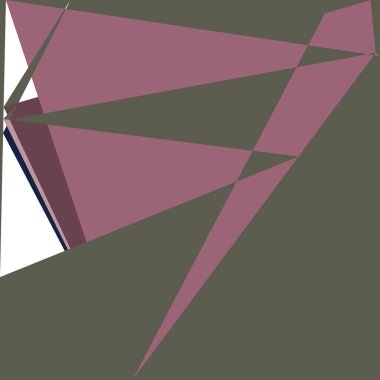 Geometrik soyutlama üretken sanat arkaplan çizimi