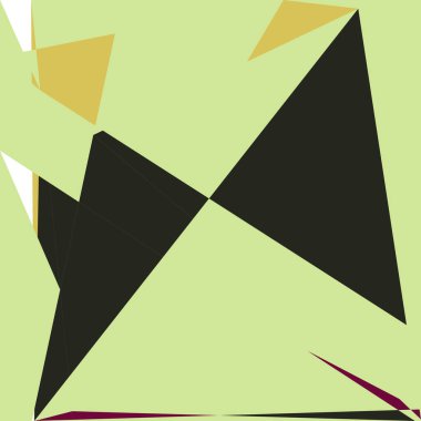 Geometrik soyutlama üretken sanat arkaplan çizimi