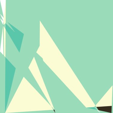 Geometrik soyutlama üretken sanat arkaplan çizimi