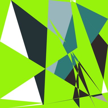 Geometrik soyutlama üretken sanat arkaplan çizimi