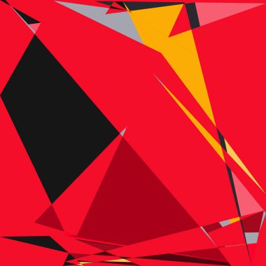 Geometrik soyutlama üretken sanat arkaplan çizimi