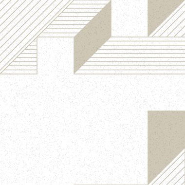 Edward Zajec 'in 1971' deki Il Cubo 'sunun uygulanması. Esasen 8 taştan oluşan bir Truchet fayans seti ve yerleştirme sanatı illüstrasyonu için kurallar