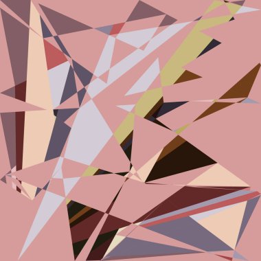 Geometrik soyutlama üretken sanat arkaplan çizimi