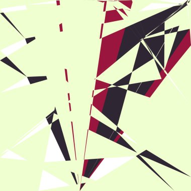 Geometrik soyutlama üretken sanat arkaplan çizimi